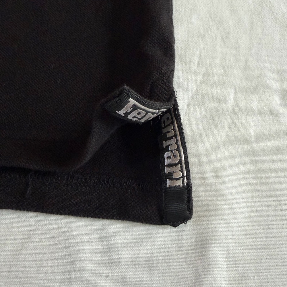 Ferrari Black Short Sleeve Zip Polo Shirt Men’s Size Large A927 - Picture 5 of 10